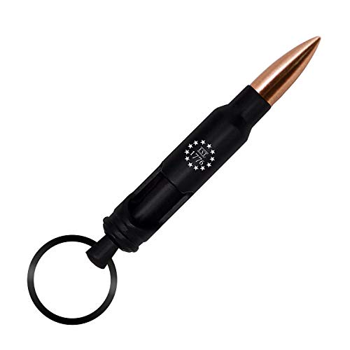 American Flag 556 Keychain Bottle Opener - USA Keychain - Patriotic Gift