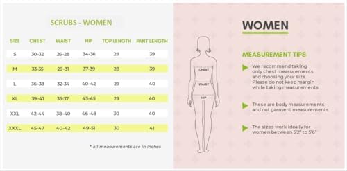 Image of UNIFORM CRAFT Women's 4 Pocket Scrub Suit Set | Medical Uniform | Cross V-Neck Poly Cotton | Short Sleeve Hospital Wear | Ideal for Doctors & Nurses (Light Grey, 3XL)
