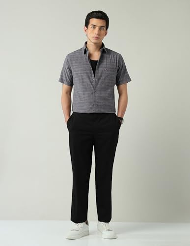 Image of AD by Arvind Modern Slim Fit Tartan Checked Shirt
