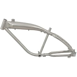 CDHPOWER Bicycle Gas Frame w/3.4L Gas Tank, Brushed Alum, 135mm Rear Width | PK80/YD100/LD100/YD85, Gas Motorized Bicycle