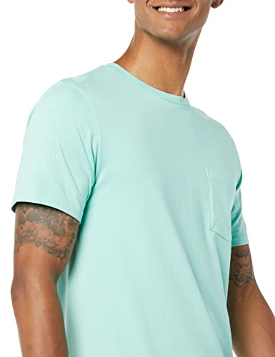 Image of Amazon Essentials Men's Short-Sleeve Crewneck Pocket T-Shirts, Pack of 2