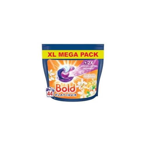 Bold All-In-1 Platinum Pods Washing Liquid Capsules Citrus 44 Washes