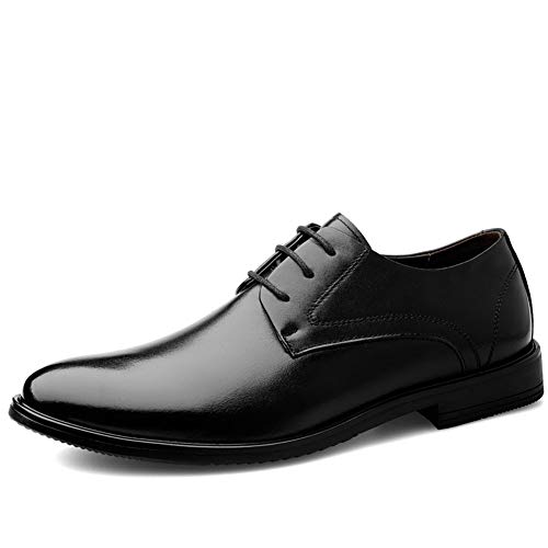 Chaussures Oxford homme pour hommes d'affaires avec talon bloc léger