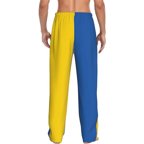 Flag of Ukraine print Pajama Pants Men Pajama Pants PJS Pants Mens Pajama Pant Sleepwear Bottom Pants with Pocket3