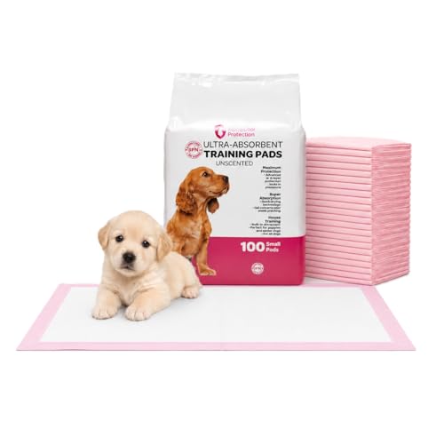 Image of FPN Puppy Pads for Dogs 100 Count Pink Small 13X18 Inch | Disposable Pee Pads for Puppies & Small Dogs | Pet Training Pads for Potty Training, Small Dog Pee Pads, Puppy Pads Bulk