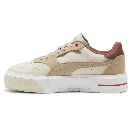 PUMA Womens Cali Court No Filter Lace Up Sneakers Shoes Casual - Beige, Off White3