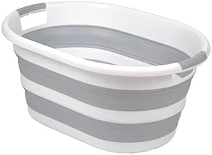 سلة غسيل قابلة للطي - سلة غسيل كبيرة من السيليكون مع ميزة توفير المساحة لسهولة التنظيم