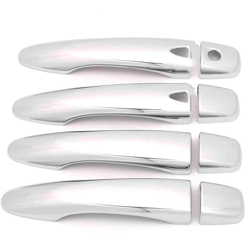 Pegatina decorativa de manijas para Nissan X-Trail y Qashqai Chrome B