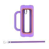 Custodia da trasporto in silicone per altoparlante JBL GRIP, custodia in silicone per impugnatura a mano, protezione antiurto con cordino per altoparlante JBL GRIP (viola)