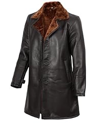 Turlock - Shearling Coat Dark Brown