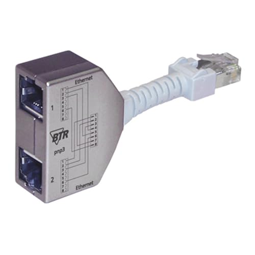 Adaptateurs Cable Sharing pnp3 METZ CONNECT pour double connexion ethernet