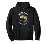 White River Arkansas Trout Fly Fishing Souvenir White River Pullover Hoodie