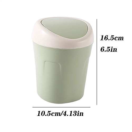 Poubelle maison plastique bleu pour éliminer déchets de bureau et table - 3