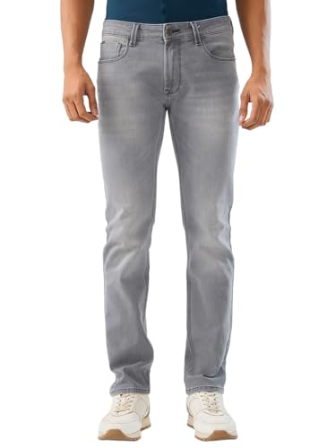Image of Spykar Men's Rover Regular Fit Mid Rise Casual Jeans