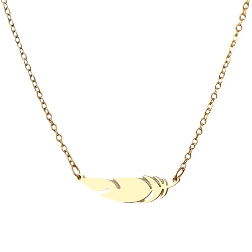 Collier en argent sterling 925 plume de flèche chic LAMGUL