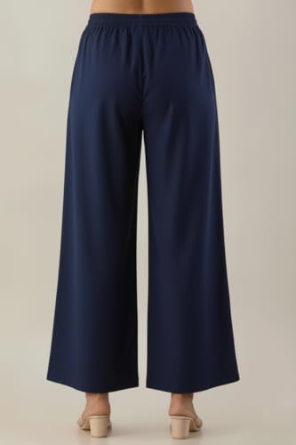 Image of Moirai Super Soft Viscose Rayon Palazzo Pants for Women Relaxed & Regular Fit Solid Palazzo for Women & Girls Casual Ethnic Wear