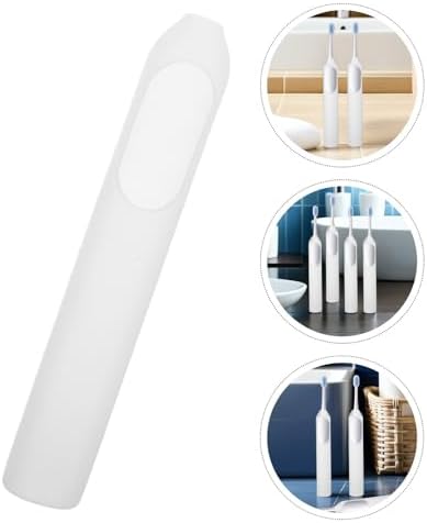 Beavorty 4pcs Electric Toothbrush Handle Silicone Sleeve Cover, Easy Replacement Protective Skin for Electric Toothbrush Handle, Soft White Silicone Material with Comprehensive Coverage, — view 6