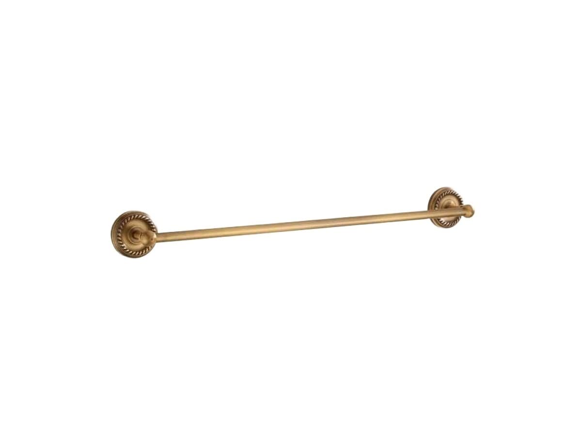 FGXHHS Towel Rail Shelf All CopperTowel Bar Antique Rails Single Pole Wall Hanging Multifunctional Kitchen Bathroom Rack (Size : Length 40cm)