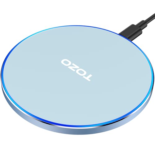 TOZO 2025 W1 New Anti-Slip Wireless Charger 15W Max Fast Wireless Charging Pad Compatible with...