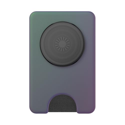 Image of PopSockets Phone Wallet for MagSafe, Phone Card Holder with Grip, Green - Nightshade