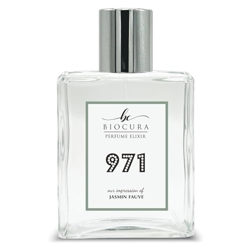 BIOCURA BC Perfume 971 Inspired by Jasmin Fauve For Women & Men Fragrance Dupes Eau de Parfum Bottle 3.4 Fl Oz/100ml