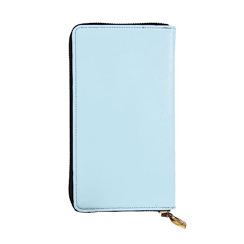 Portefeuille long en cuir de qualité supérieure noir au design élégant et épuré pour femme