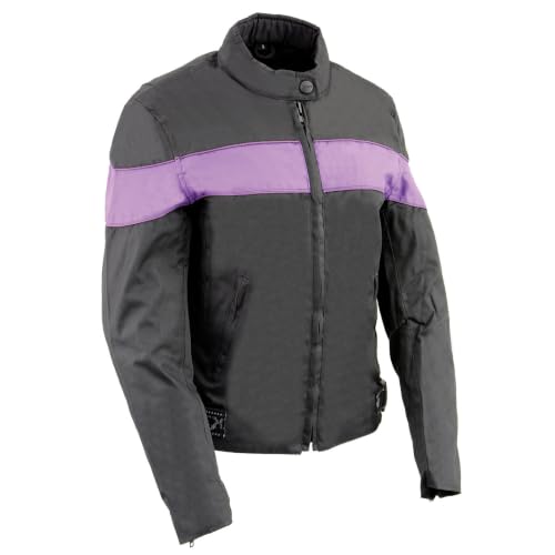 Image of Milwaukee Leather Women's Textile Classic Crossover Motorcycle Riders Jacket - All Year Wear