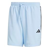 Adidas Homme Essential Three Stripes Chelsea Base Short, Glow Blue/Black, XL