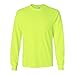 Fit In Basic Safety High Visibility Long Sleeve Construction Work Shirts Pack for Men Safety Green X-Large