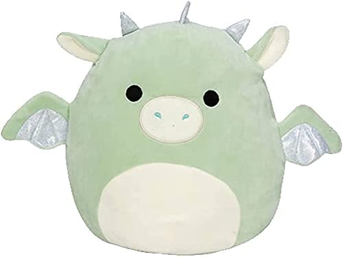 Buy 2 get 3 Squishmallows Official Kellytoy Drew The Green Dragon Squishy Soft Stuffed Plush Toy Animal (12 Inch)
