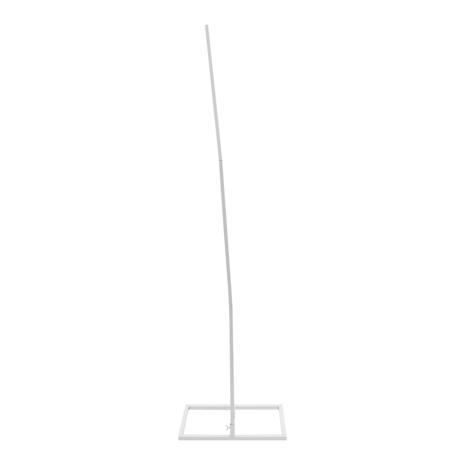 Support de Fond pour Arche de Mariage (2 pièces), 2,10 m × 1,90 m, Support en métal Demi-Lune (5 kg) pour fêtes d'anniversaire, cérémonies d'ouverture et banquets (Blanc)