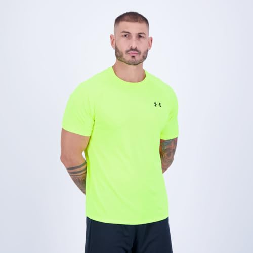 Camiseta Under Armour Tech 2.0 Amarela Fluorescente