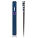 Top Grade Japanese Natural Wood Chopsticks, Reusable Classic Style, 1 Pairs with Case, Value Gift Set