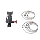Cosiki Robuste, Verstellbare Feuerlöscherhalterung aus Aluminiumlegierung für UTV ATV, Effiziente Überrollbügelhalterung für Schnelles Entfernen, Organizer für Brandschutzausrüstung, Schwarz (BLACK)