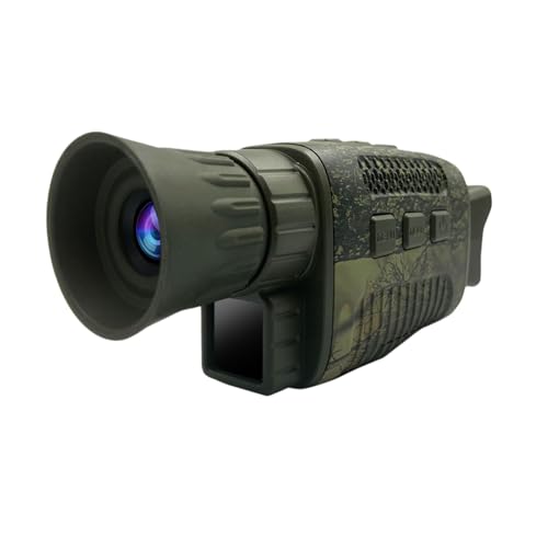 7 Niveles Dispositivo de visión Nocturna infrarroja Gafas Cámara De Visión Nocturna Digital 4K, Telescopio Monocular Potente 1080P 5X Zoom Digital día Noche Foto Video telescopio Monocular Equipo