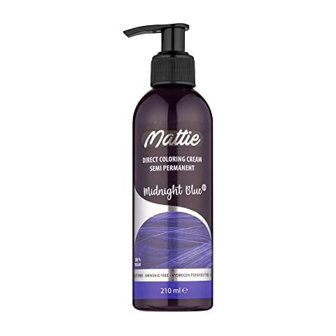 Tinte de cabello semipermanente Mattie Pro Midnight Blue Cover