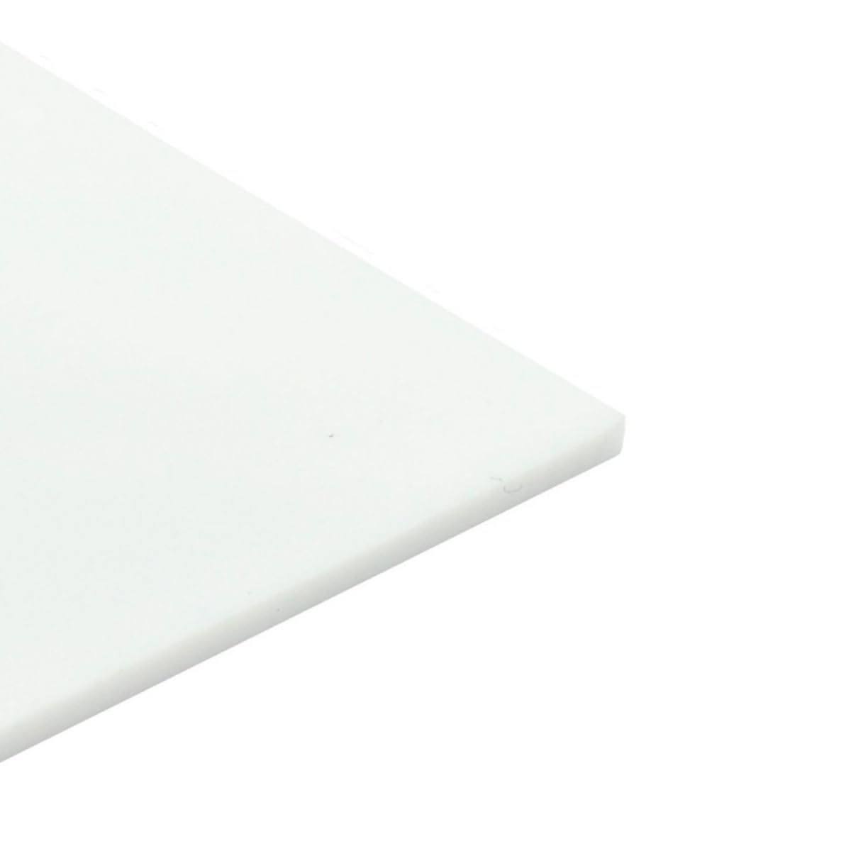Metacrilato blanco opal cortado con láser a medida personalizada, disponible en todos los grosores y tamaños (3mm brillo/brillo, 120 x 100)