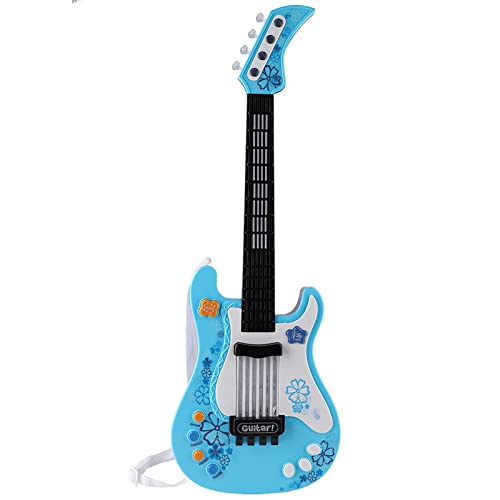 Vbestlife Juguete de Guitarra para Niños, Juguete de bajo de Guitarra ABS Multifuncional para Niños, Juguete de Instrumento Musical Ligero para Niños...
