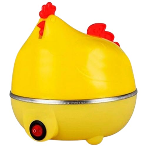 La Mejor Selección de Hervidores para huevos - 5 favoritos. 47 Hervidor de Huevos Multifuncional Vaporizador para Verduras y Alimentos Cocción Eléctrica 360º Ultrarápido de Dos Niveles (Amarillo/Gallina)