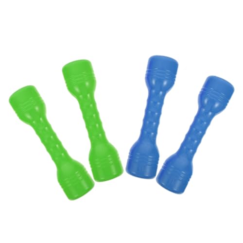 HEMOTON 4Pcs Creative Vocal Dumbbells for Adorable Exercise for Boys for and Physical Activity Safe Design