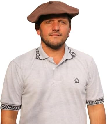 Sor pampa grill Traditional Gaucho Beret. Handwoven with Cotton Thread. Design Made in Argentina