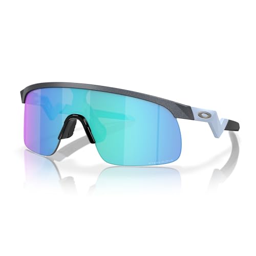 Oakley Resistor OJ9010 901016 23MM Blue Steel/Prizm Sapphire Shield Sunglasses for Boys for Girls