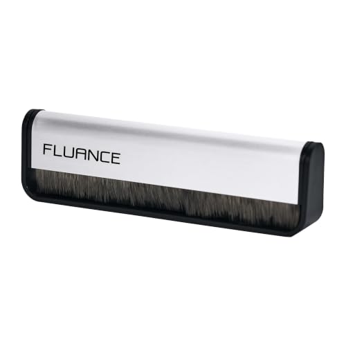 Fluance Anti-Static Carbon Fiber Record Cleaning Brush - Safely Removes Dust & Static from Vinyl...