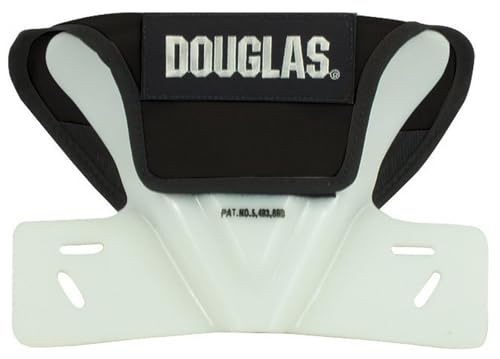 Douglas Football Butterfly Restrictor Cowboy Collar | Attach to Shoulder Pads (Black)