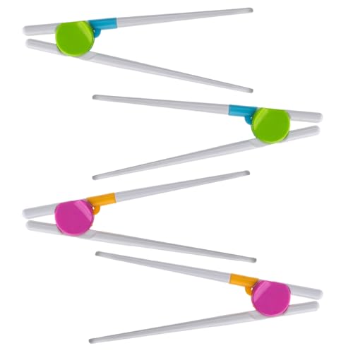 4 Pcs Kids Chopsticks, Re-Usable Training Chopsticks for Beginners Kids, Childrens Toddler Helper Easy to Use