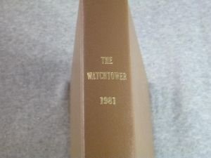Hardcover The Watchtower 1981 Bound Volume Book