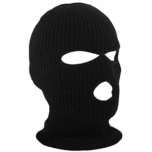 JIAHG Kopfhaube Balaclava Mütze 3-Loch Sturmhaube Gesichtshaube Damen Herren Gesichtsmaske Vollgesichtsmaske Skimütze Wintermütze für Motorrad Fahrrad Jagd Radfahren Ski Gesichtsschutz Cover