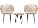 habitat et jardin Gartensalon aus Rattan Vela - 2-Sitzer - Braun