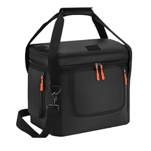 Power Station Opbergtas, reistas voor mobiele stroomopslag, organizer met voor- en zijvakken en waterdichte bodem voor volwassenen en jongeren