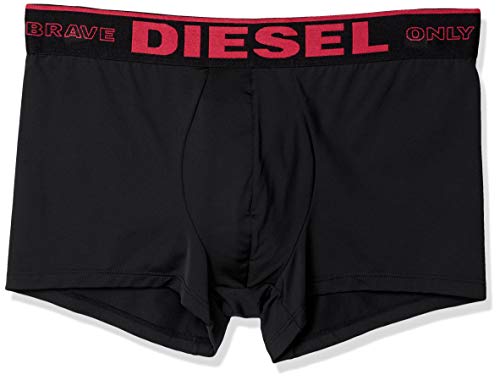 Diesel Men's 55-D Boxer-Shorts, Black/Red, M
